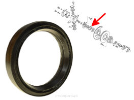 Uszczelniacz Piasty Koła Przód 65x88x10/15.7